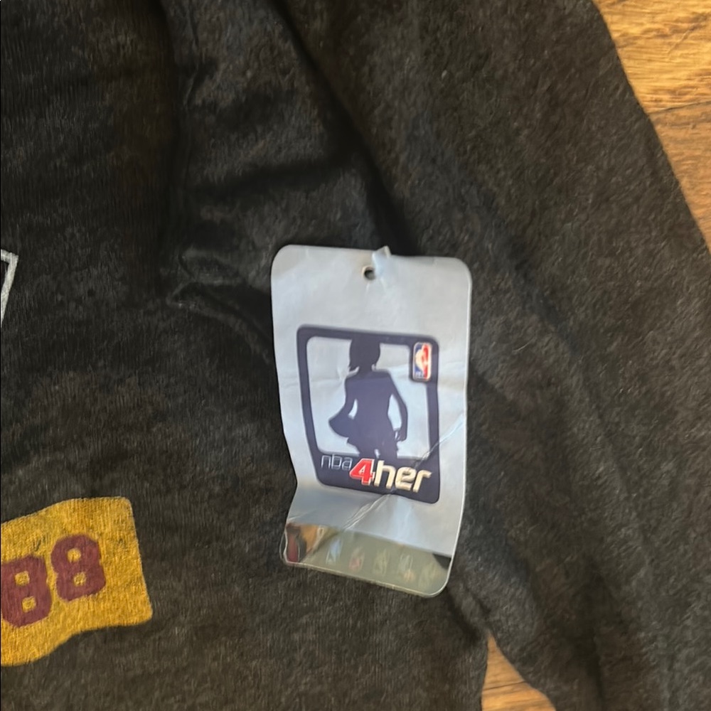 NBA Gray and Red Long Sleeve Hoodie - Picture 2 of 9